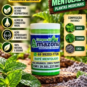 RAPE CAMPOS DA AMAZONIA MENTOLADO 20G